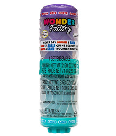 Wonder Factory Never Dry Dough & Sand Starter Set Purple and Teal