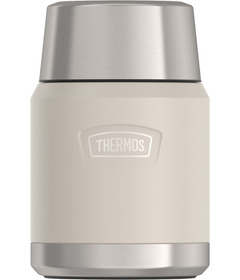 Thermos Stainless Steel Food Jar with Folding Spoon Matte Sandstone