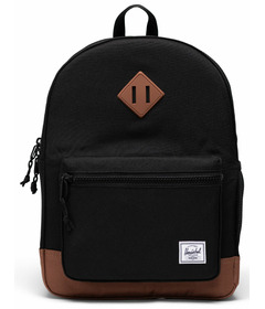 Herschel Supply Heritage Backpack Black and Saddle Brown