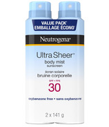 Neutrogena Ultra Sheer Spray Sunscreen SPF 30 Value Pack