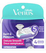 Gillette Venus Deluxe Smooth Swirl Women's Razor Blade Refills