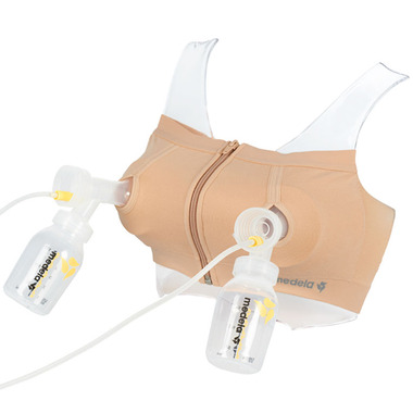 Medela 3 In 1 Nursing & Pumping Bra White M, Breast Pump Accessories