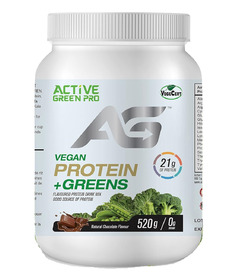 image of Active Green Pro Vegan Protein Powder Chocolate with sku:333262