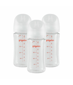 Nurture & Nest by Pigeon Glass Bottle with M Nipple 