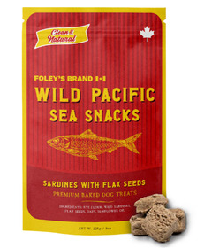 Foley's Premium Baked Dog Treats Sardines with Flax Seeds