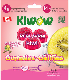 Kiwow Gummies Kiwi & Strawberry