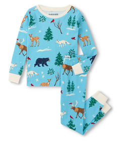 Hatley Little Blue House Kids Pajama Set Winter Wonderland
