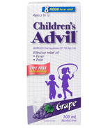 Advil Children's Oral Suspension Dye Free Grape