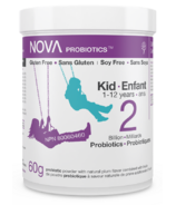 Probiotiques pour enfant de NOVA de 1 à 12 ans à 2 milliards CFU