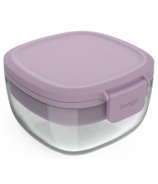 Bentgo Glass All-In-One Salad Container Lavender