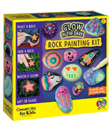Creativity for Kids - Kit de peinture sur roche qui brille dans l'obscurité