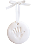 Pearhead Babyprints Keepsake Ornament White