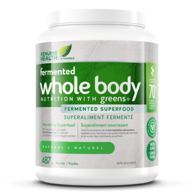 Genuine Health Fermented Whole Body NUTRITION with Greens+ Natural Genuine Health Fermented Whole Body NUTRITION with Greens+ Natural