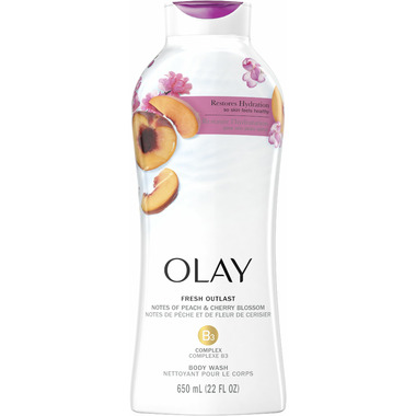 Buy Olay Fresh Outlast Bodywash Peach & Cherry Blossom at Well.ca ...