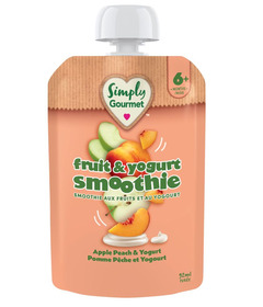 Simply Gourmet Fruit & Yogurt Smoothie Apple Peach