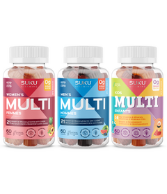 SUKU Vitamins Family Multi Bundle