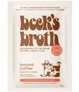 Beck's Broth Bone Broth Instant Coffee Powder