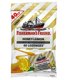 Fisherman's Friend Sugar Free Honey Lemon Lozenges 2 Pack