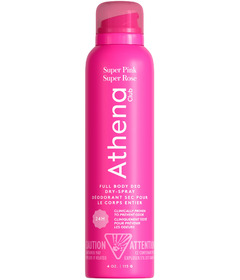 Athena Club Full Body Deodorant Dry Spray Super Pink