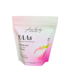 image of Glow Body EAAs Amino Acid Supplement Fuzzy Peach with sku:319703