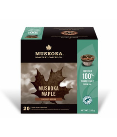 Muskoka Roastery Coffee Co. Single Serve Pods Maple Medium 