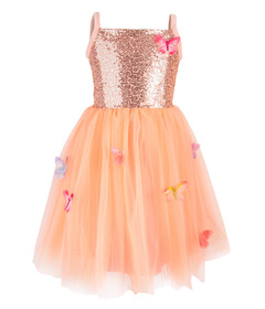 Great Pretenders Butterfly Bliss Dress Peach