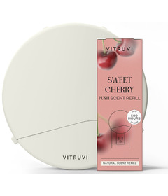 Vitruvi Push Plug-In Wall Diffuser & Push Scent Refill Sweet Cherry Bundle
