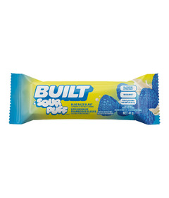 Built Bar Sour Puffs Protein Bar Blue Razz Blast