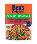 La tomate de riz brun et sauvage biologique originale de Ben’s et l’ail rôti