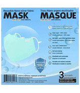 Sequence Health Ltd. Masque Nano Silver pour adultes Vert