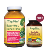 Megafood Baby & Me 2 PostNatal with Bonus Blood Builder