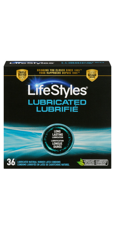 Buy Lifestyles Natural Rubber Latex Condoms Premium Ultraglide Lubricant at  Well.ca
