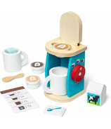 Melissa & Doug Wooden Brew & Serve Coffee Set