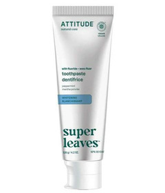 ATTITUDE Super Leaves Toothpaste with Fluoride Whitening Peppermint