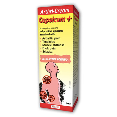 Homeocan CAPSICUM + Arthri-Cream Homeocan CAPSICUM + Arthri-Cream