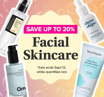 Save up to 20% on Facial Skincare
