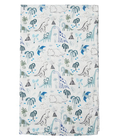 Loulou Lollipop Muslin Swaddle Dinosaurs
