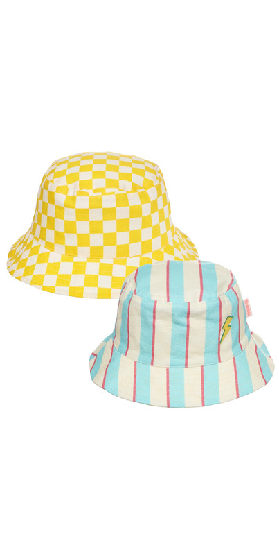 Rockahula Kids Reversible Bucket Hat Lightning Stripe