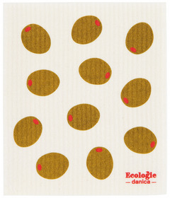 Ecologie Designs By Danica Tossed Olives Swedish Dishcloth