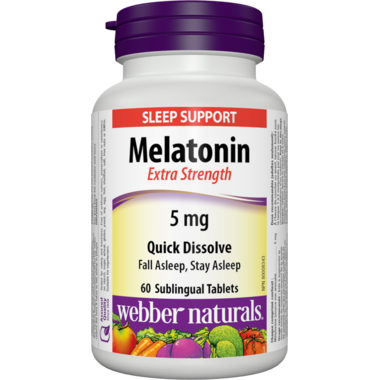 Webber Naturals Melatonin Easy Dissolve Tablets Webber Naturals Melatonin Easy Dissolve Tablets