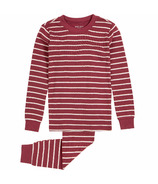 petit lem Top à manches longues + Pantalon PJ Set Knit Red