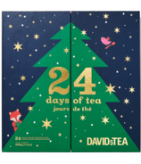 Calendrier de l'Avent des Fêtes DAVIDsTEA 24 jours de thés 