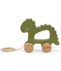image of Trixie Wooden Pull Along Toy Mr. Dino with sku:329015