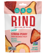 RIND Snacks Chewy Skin-On Dried Fruit Straw-Peary