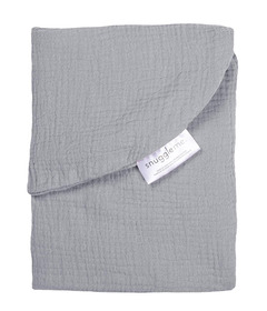 Snuggle Me Organic Lounger Curve Muslin Cover Stone