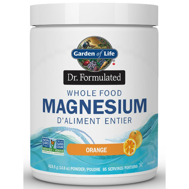 Garden of Life Dr Formulated Whole Food Magnesium Orange Garden of Life Dr Formulated Whole Food Magnesium Orange