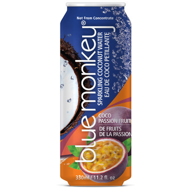 Blue Monkey Sparkling Coconut Water Passion Fruit Blue Monkey Sparkling Coconut Water Passion Fruit