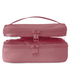 image of MYTAGALONGS Double Layer Train Case Desert Rose with sku:339090