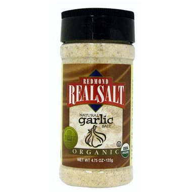 Redmond Real Salt Organic Garlic Seasoning Salt Redmond Real Salt Organic Garlic Seasoning Salt