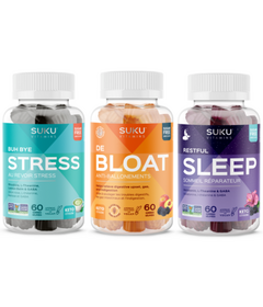 SUKU Stress, Sleep & Gut Health Stack Bundle